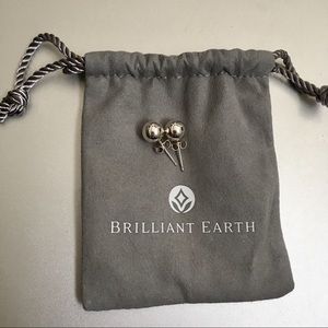 NWOT Silver Ball Studs Brilliant Earth